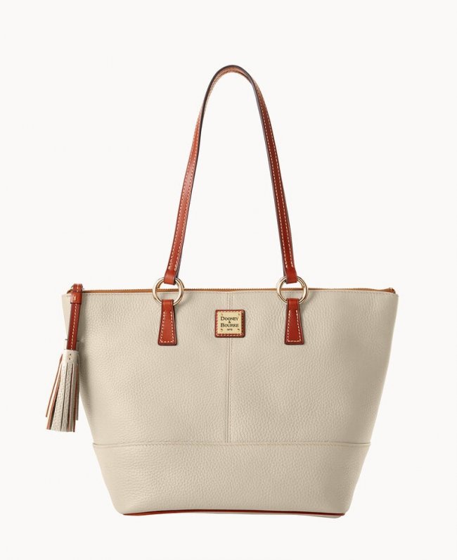 Dooney Pebble Grain Small Tobi Tote Bone ID-XvTEFmVw Dooney Pebble Grain Small Tobi Tote Bone ID-XvTEFmVw