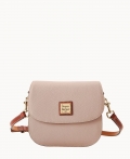 Dooney Pebble Grain Saddle Bag Oyster ID-yK4Xx1fB