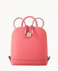 Dooney Saffiano Small Zip Pod Backpack Bubble Gum ID-ZieBueDZ Dooney Saffiano Small Zip Pod Backpack Bubble Gum ID-ZieBueDZ
