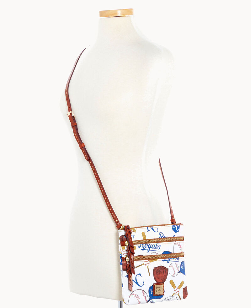 Dooney MLB Royals N S Triple Zip Crossbody ROYALS ID-1sqpyXmF