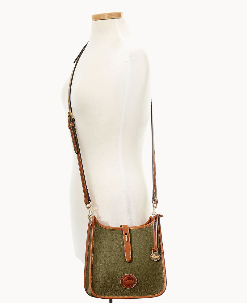 Dooney All Weather Leather 3.0 Crossbody 22 Green ID-2OodB70g