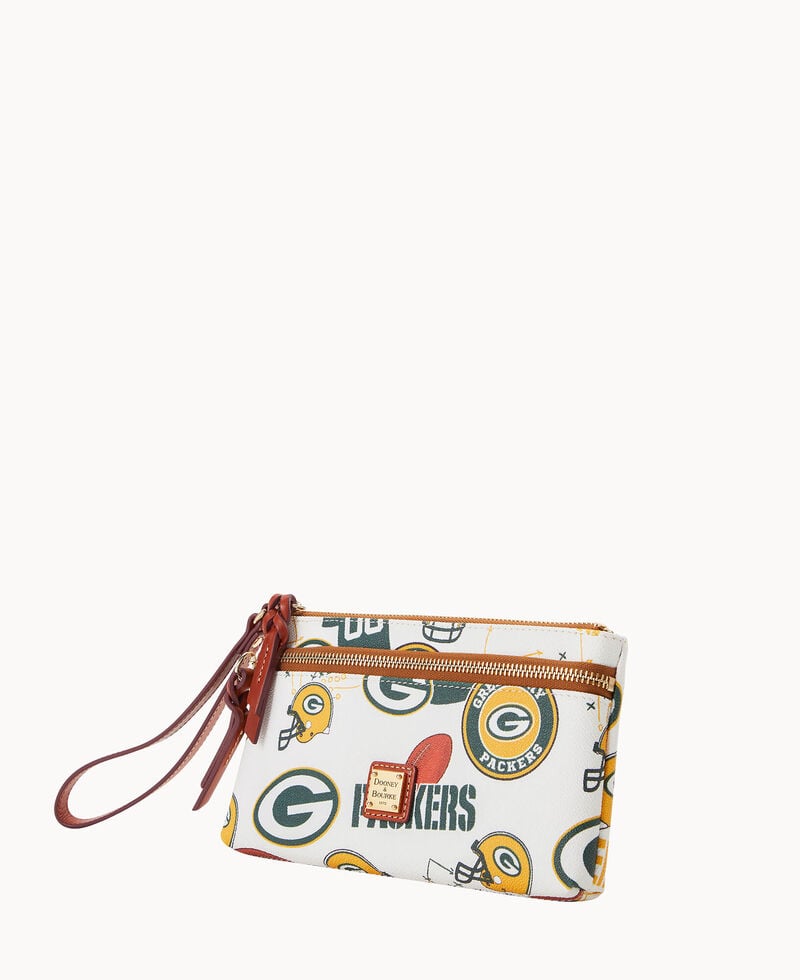Dooney NFL Packers Double Zip Wristlet Green Bay Packers ID-2ZAYWsG0