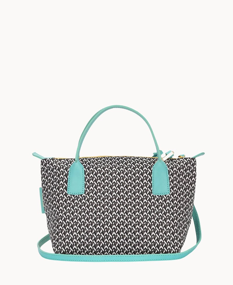 Dooney Roberta Pieri Tatami Fun Mini Robertina Tote Aqua ID-4T6CVDyX