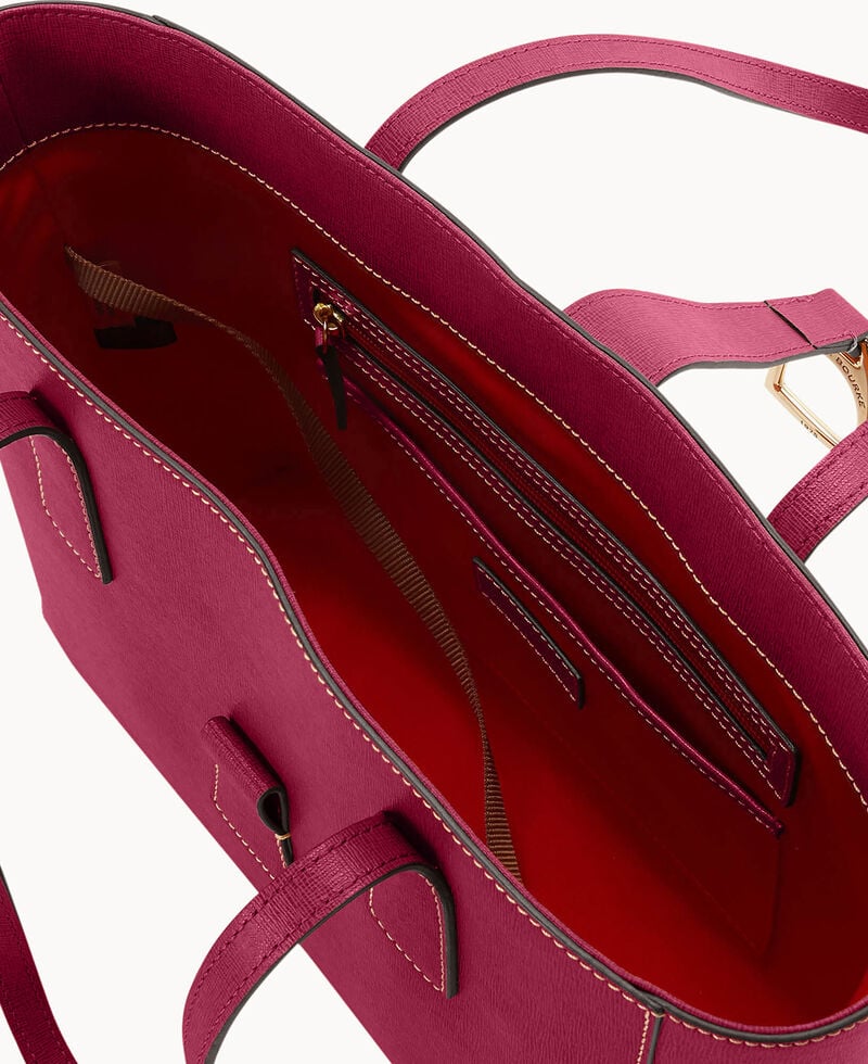 Dooney Saffiano Small Shannon Tote Cranberry ID-5OQ1cxSl
