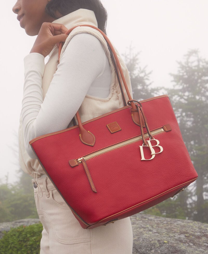 Dooney Pebble Grain Tote Bark ID-63tlAWMq