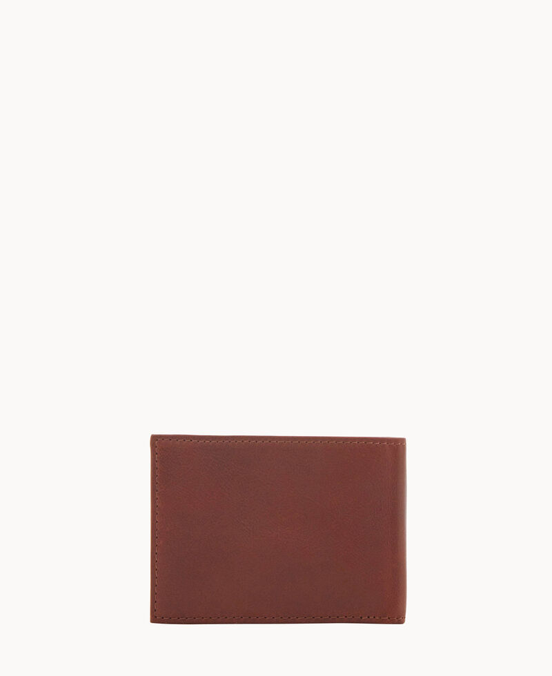 Dooney Florentine Billfold with Train Pass Chestnut ID-7mn6Rxpl