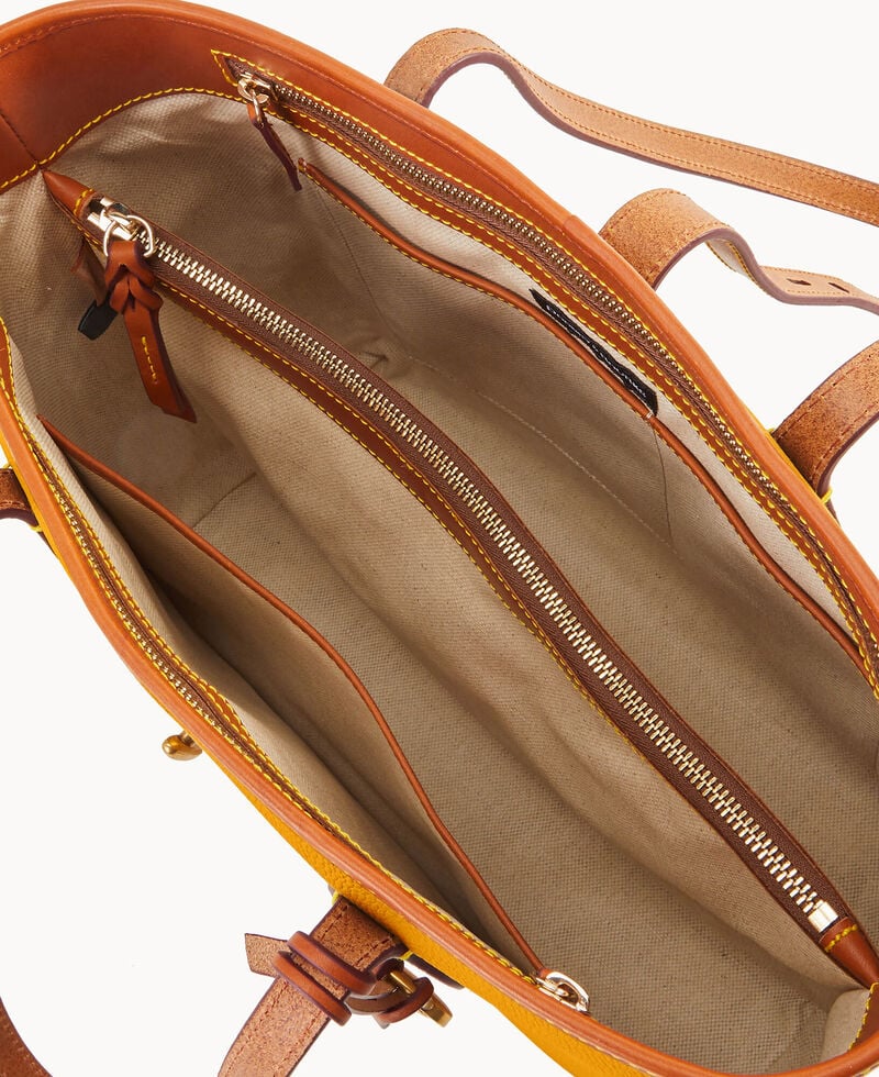 Dooney All Weather Leather 3.0 Tote 36 Chamois ID-8hB748Bf