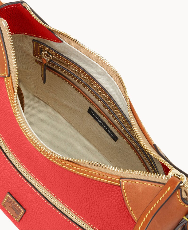 Dooney Pebble Grain Hobo Red ID-A4DWe3QR