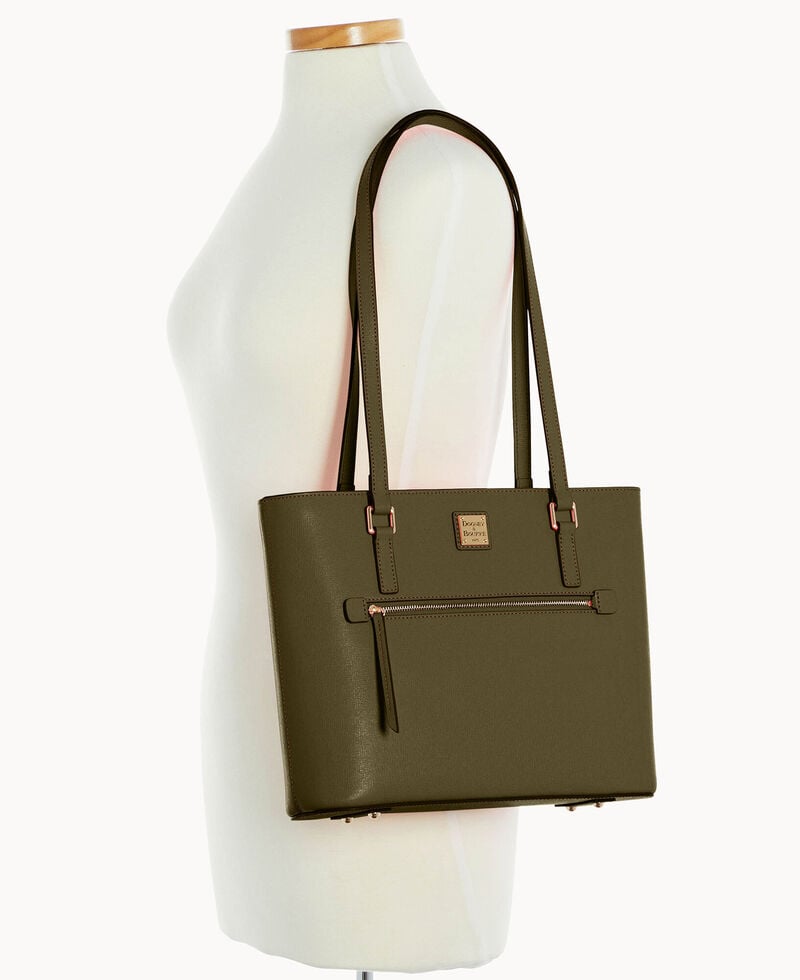 Dooney Saffiano Shopper Olive ID-ByKx61Gp