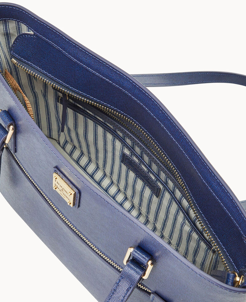 Dooney Saffiano Shopper Marine ID-ElBIANyp