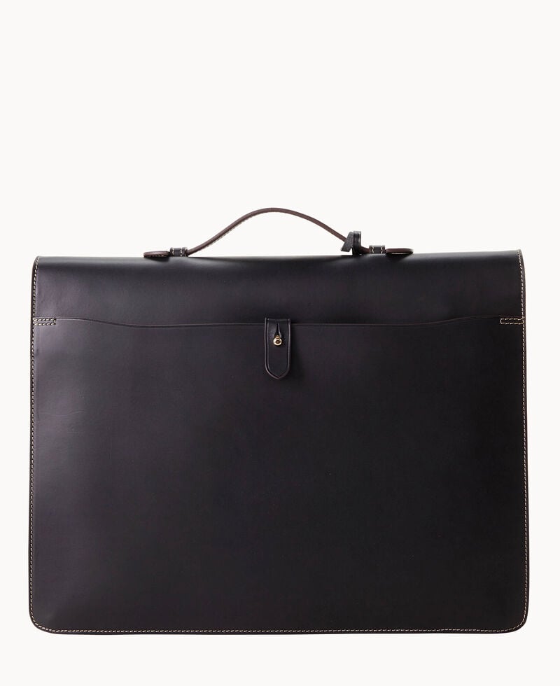 Dooney Alto Small Gusset Briefcase Black ID-FwYWhtOF
