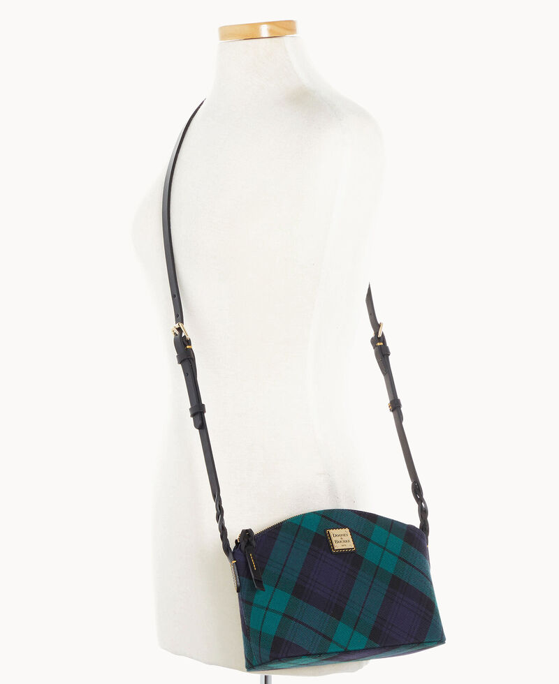 Dooney Tartan Penny Crossbody Navy ID-HXoIwjXB