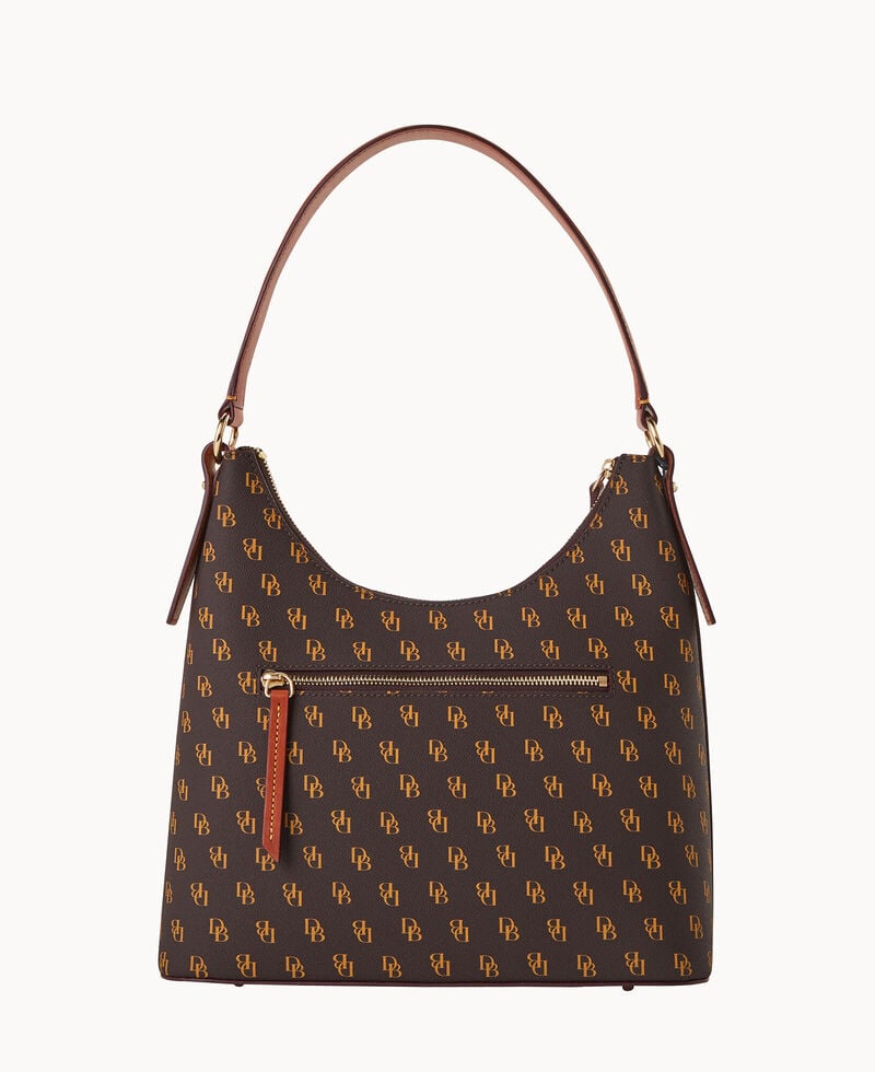 Dooney Gretta Hobo Brown Tmoro ID-IP4XoXTa