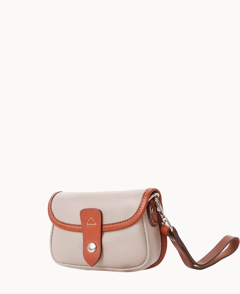 Dooney Oncour Twist Flap Wristlet Oyster ID-J7kAyNCu