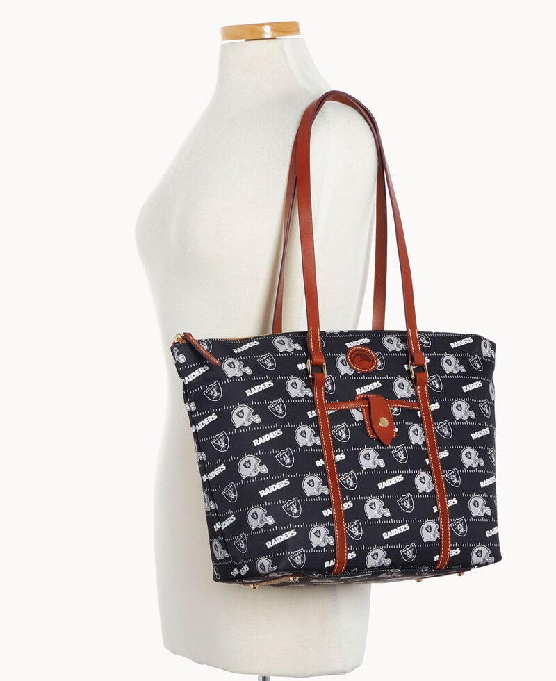 Dooney NFL Raiders Large Zip Tote RAIDERS ID-JnZDrlZf