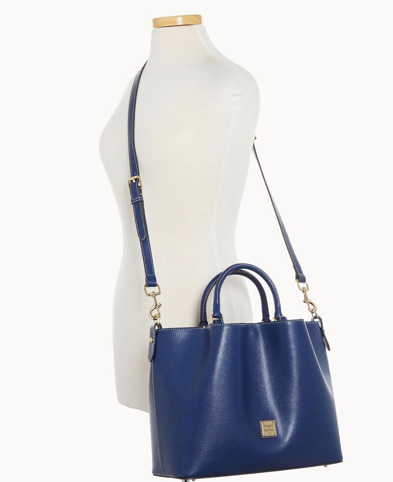Dooney Saffiano Large Barlow Marine ID-JomEHBBo