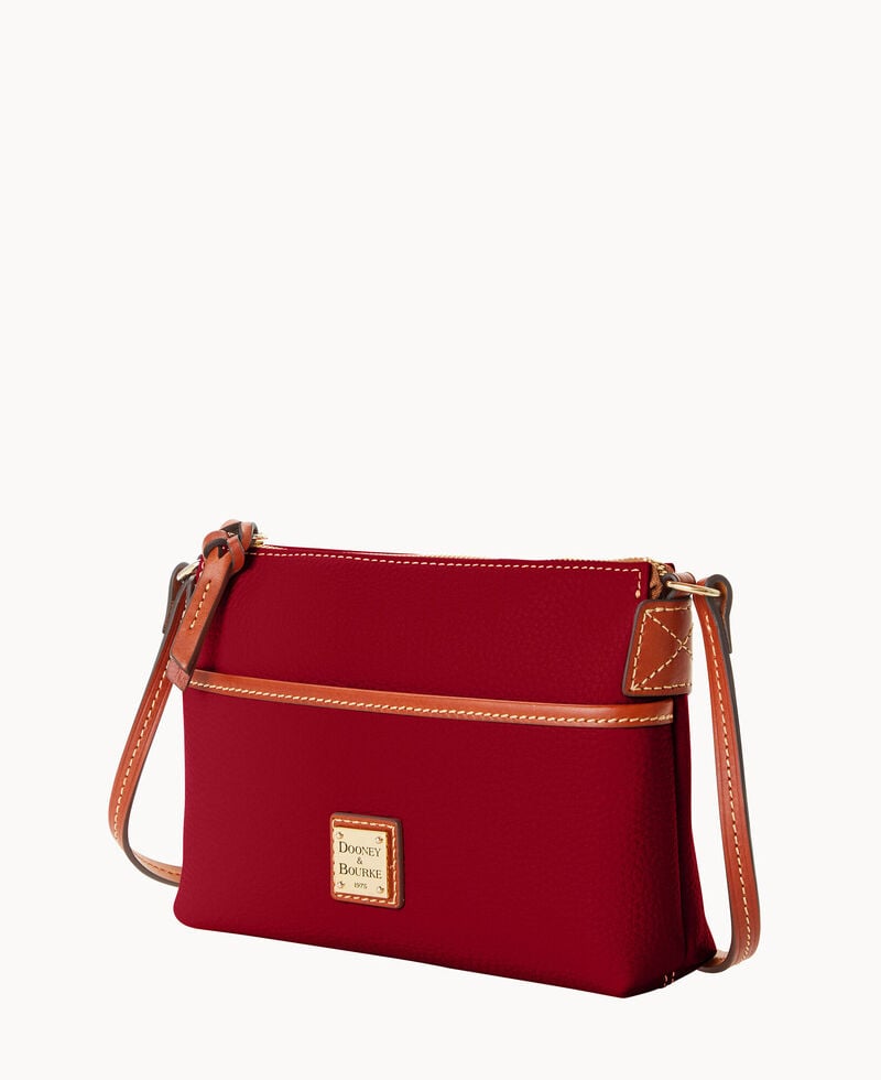 Dooney Pebble Grain Ginger Crossbody Wine ID-MY9izaPF
