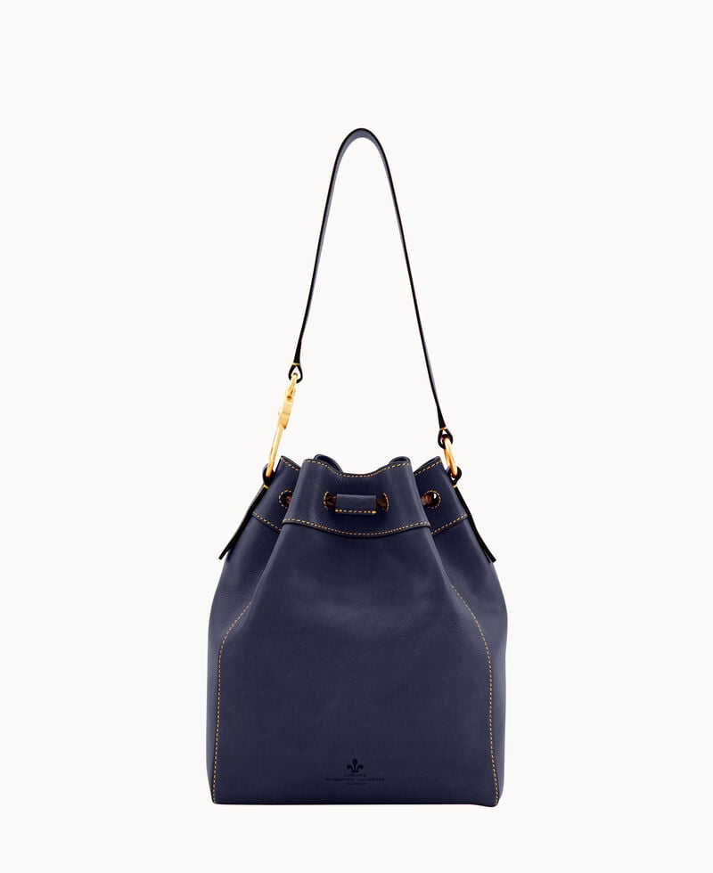 Dooney Florentine Hattie Drawstring Navy ID-MdssGuqs