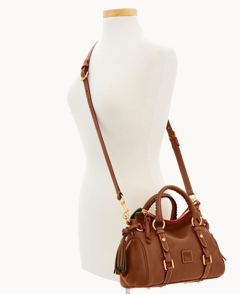 Dooney Florentine Micro Satchel Chestnut ID-N2X6vvI1