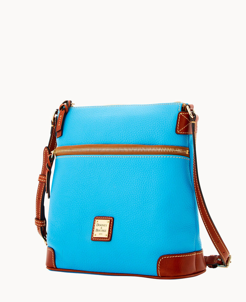 Dooney Pebble Grain Crossbody Sky Blue ID-N8AYw1Ln