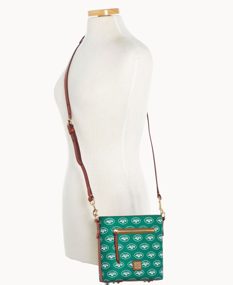 Dooney NFL Jets Small Zip Crossbody JETS ID-NJKJqfrV