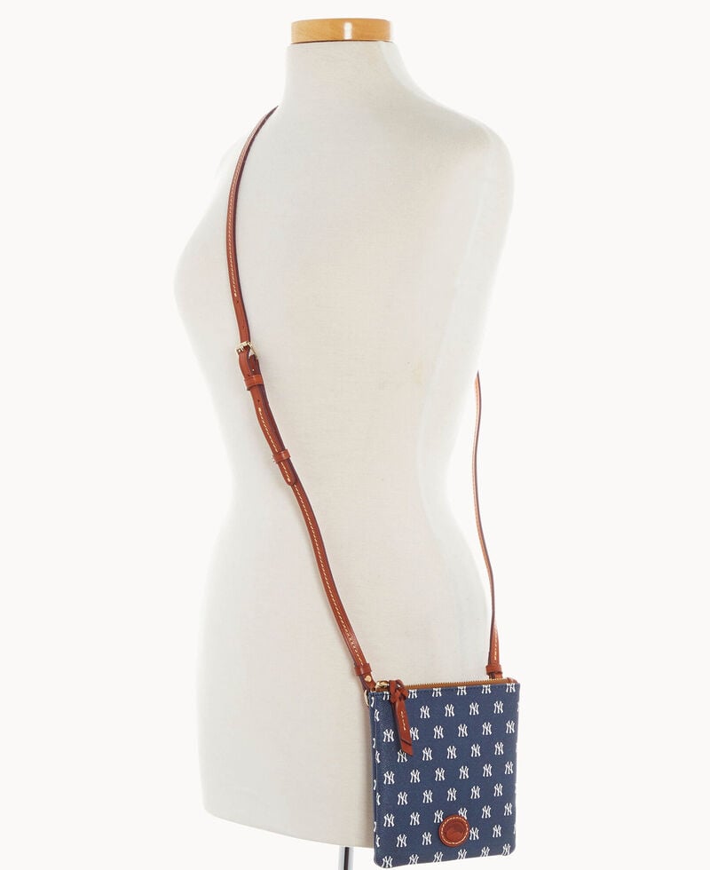 Dooney MLB Yankees Small North South Top Zip Crossbody Yankees ID-O7VuDuG1