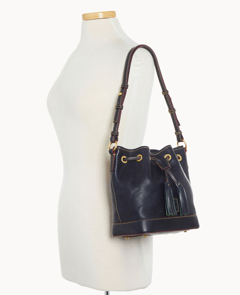 Dooney Florentine Small Drawstring Navy ID-Pf0B0Eun