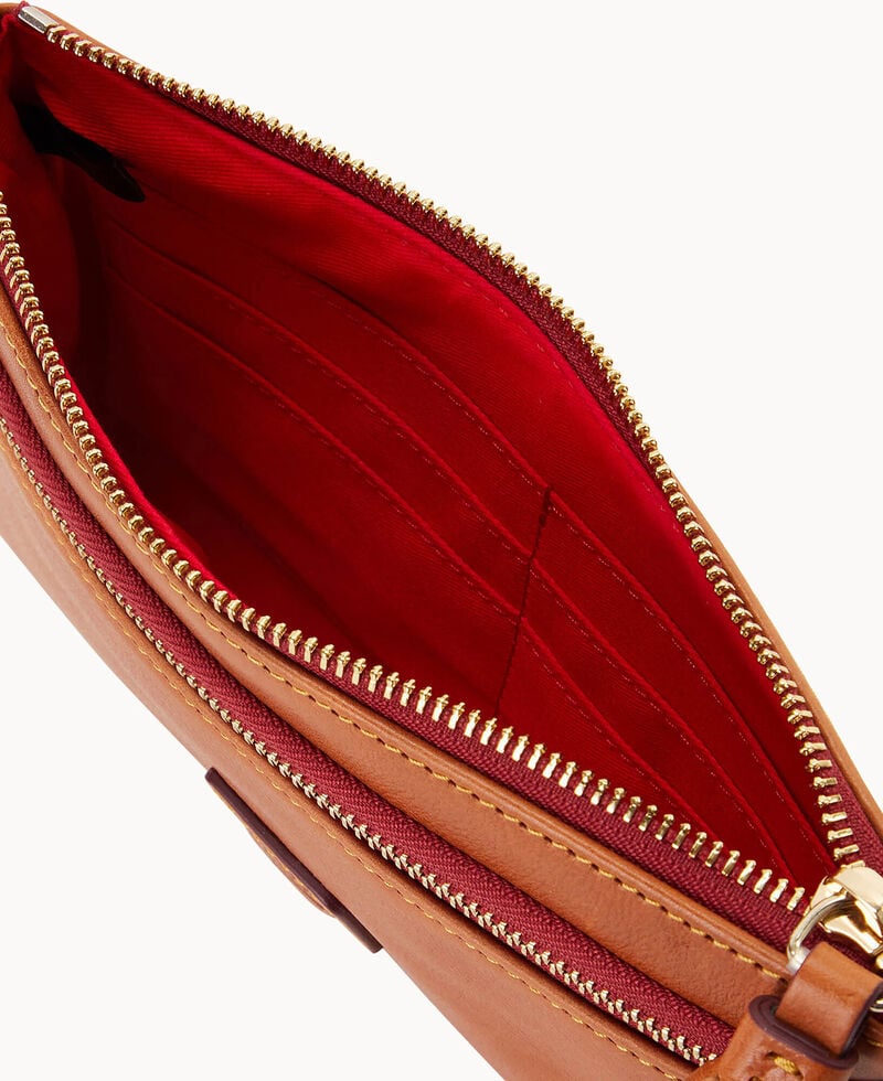 Dooney Florentine Double Zip Wristlet Natural ID-Q29FAjPT