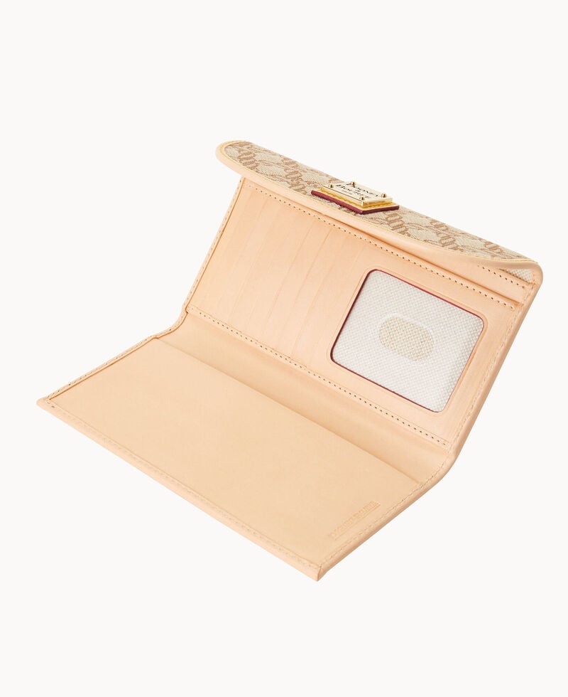 Dooney Maritime Continental Clutch Brown ID-Ue8dRXG7