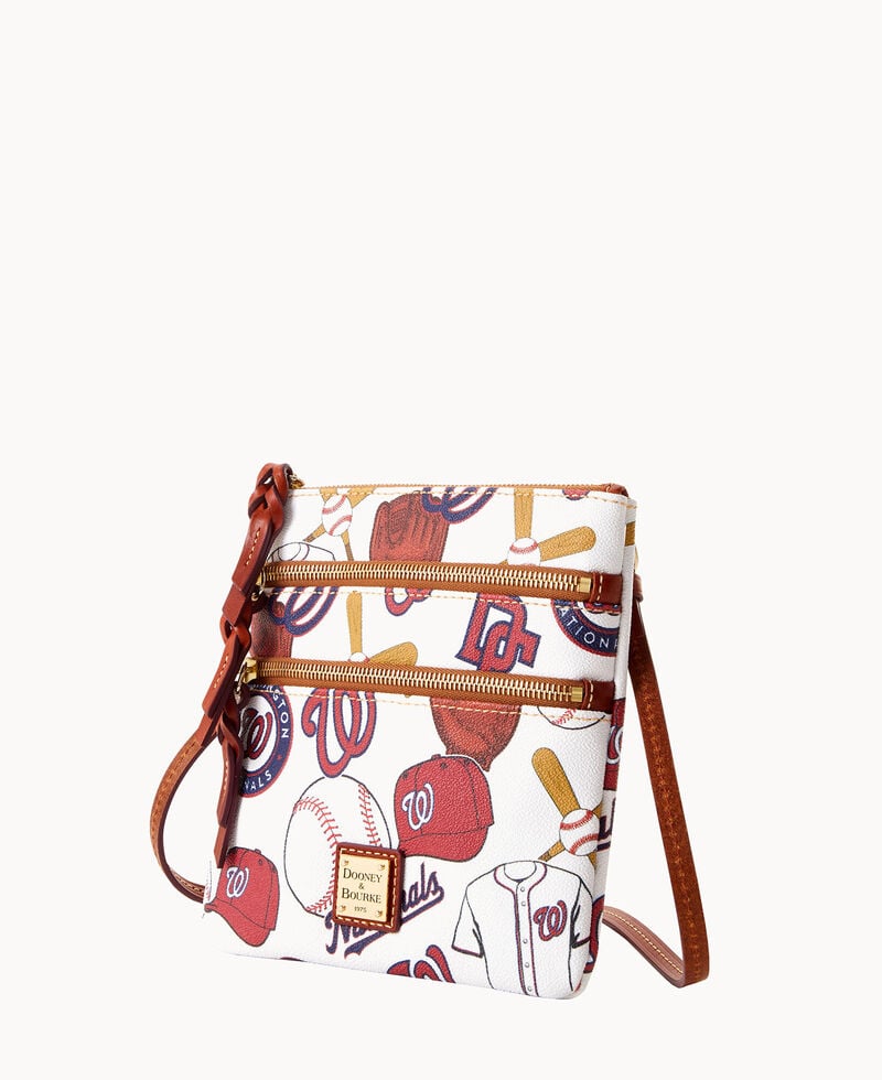 Dooney MLB Nationals N S Triple Zip Crossbody NATIONALS ID-VoEJv0Hz