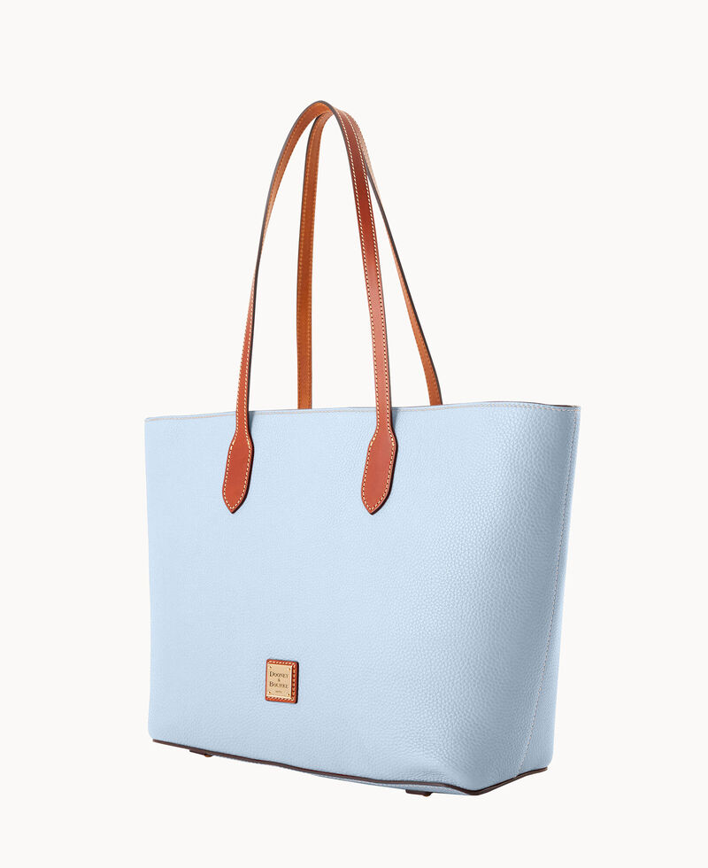Dooney Pebble Grain Large Tote Glacier Blue ID-WJEoDpnu