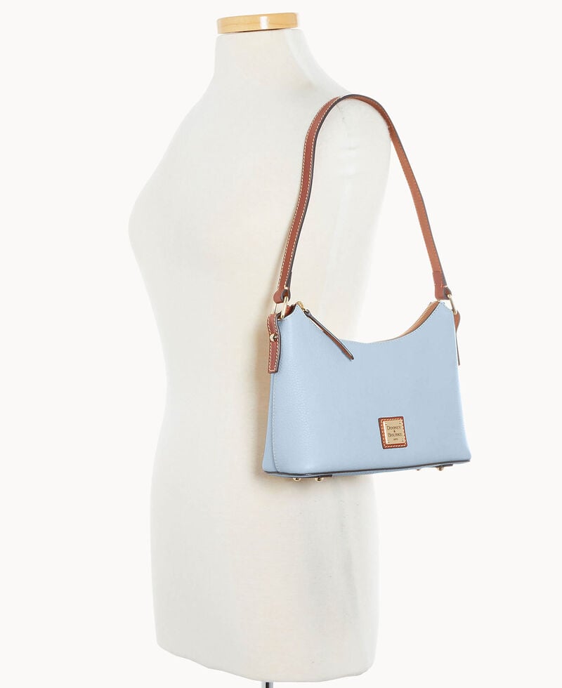 Dooney Pebble Grain Baguette Glacier Blue ID-Xop8hipw