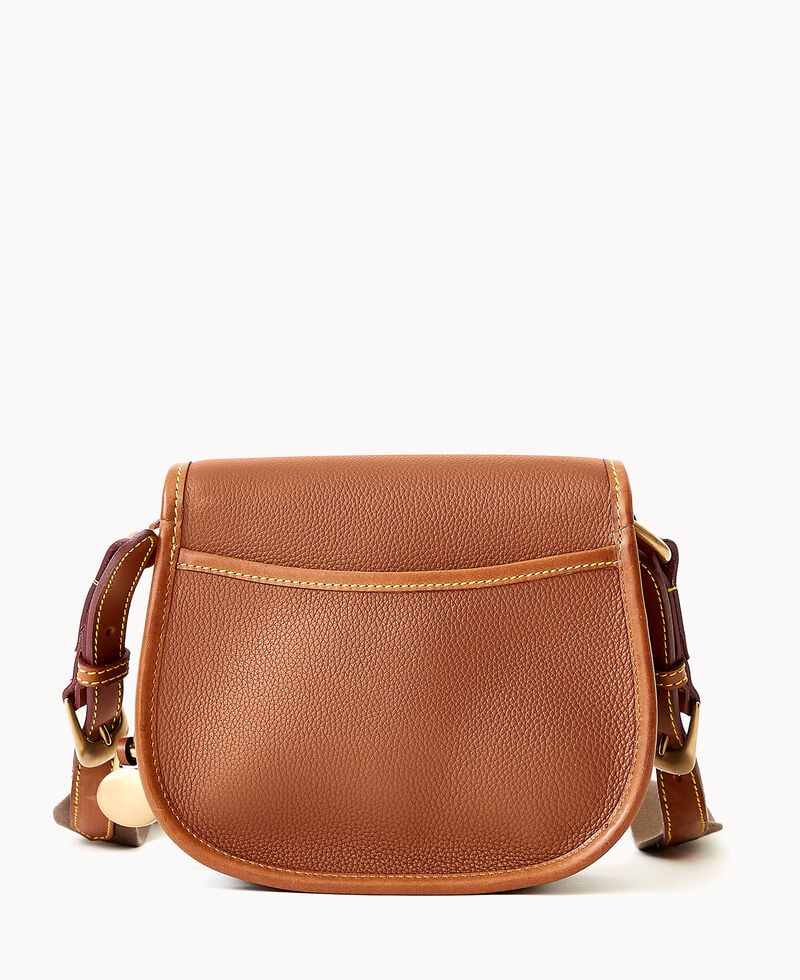 Dooney All Weather Leather 3.0 Saddle Crossbody 20 Caramel ID-YEnCi4CJ