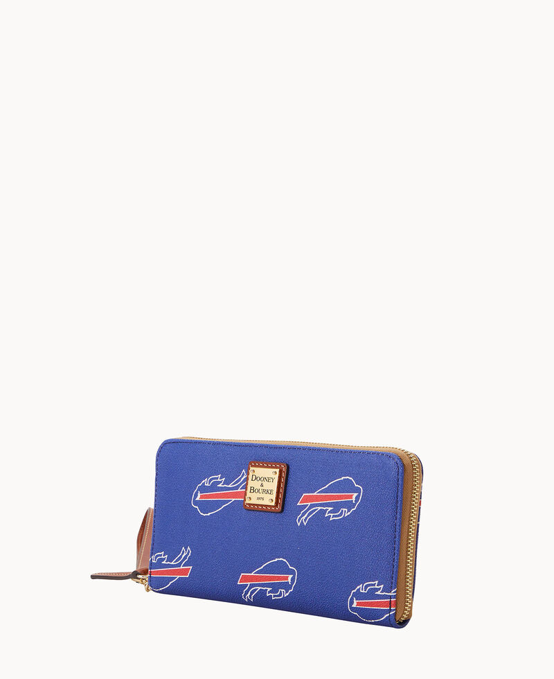 Dooney NFL Bills Large Zip Around Wristlet Bills ID-ZA1bawnj