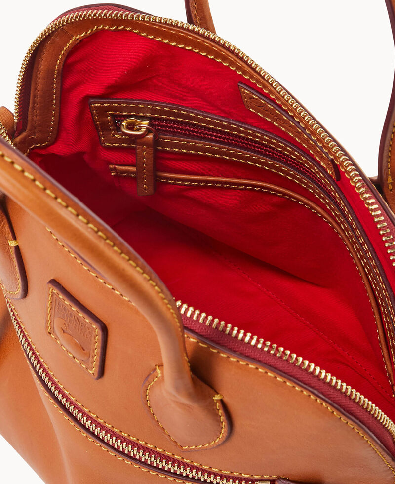 Dooney Florentine Domed Satchel Natural ID-aa9aYE8r