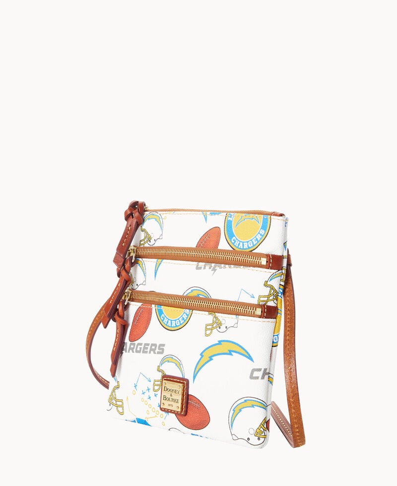 Dooney NFL Chargers N S Triple Zip Crossbody CHARGERS ID-baBhVlJb