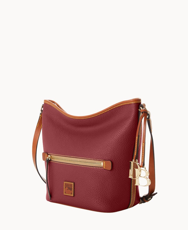 Dooney Pebble Grain Zip Sac Wine ID-diPxjdwx