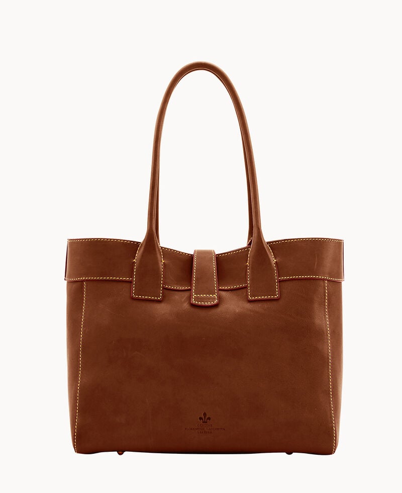 Dooney Florentine Large Amelie Shoulder Bag Chestnut ID-gvCcGlN9