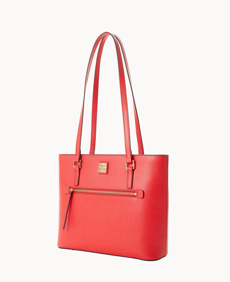 Dooney Saffiano Shopper Tomato ID-hFAQTMMX
