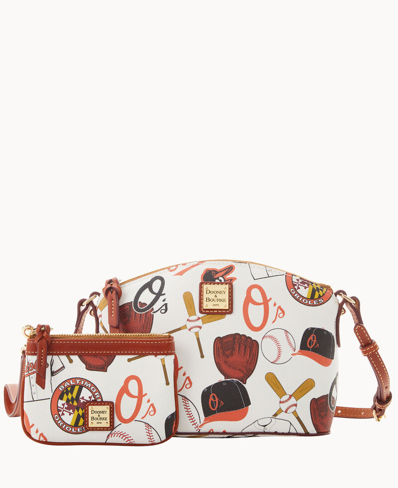 Dooney MLB Orioles Suki Crossbody Med Wristlet ORIOLES ID-hzjgorBu