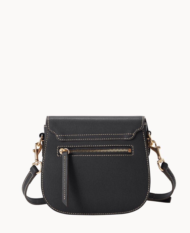 Dooney Saffiano Saddle Bag Black ID-i2aTGOuu