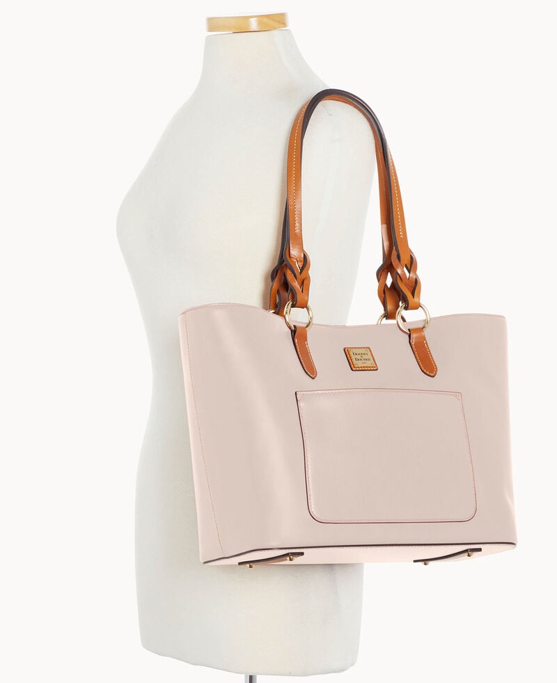 Dooney Wexford Leather Tammy Tote Oyster ID-jN9RRdNf