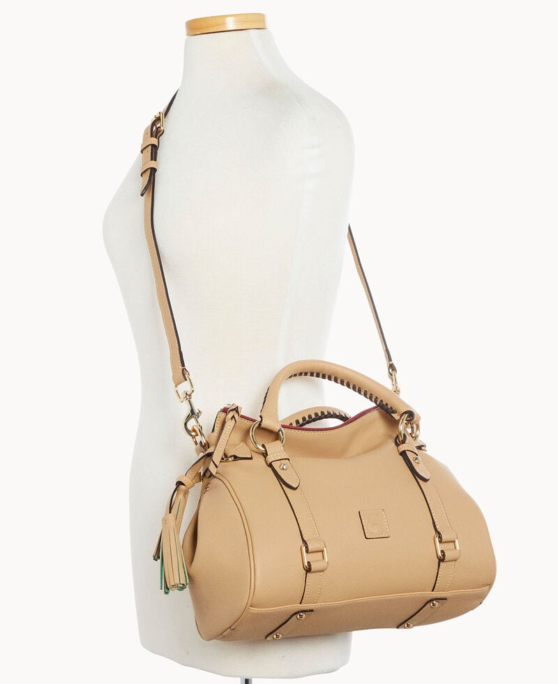 Dooney Milano Satchel Camel ID-jy1Nt2zi