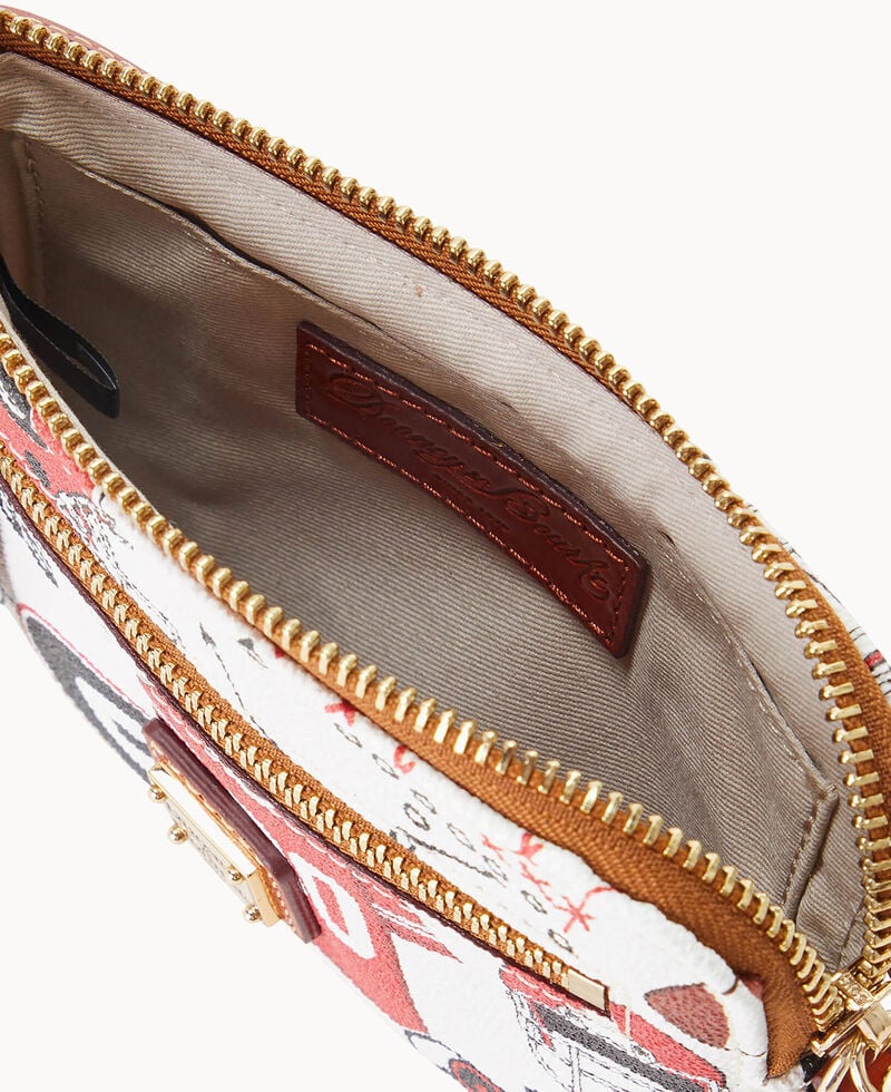 Dooney Collegiate University of Georgia Zip Around Wristlet U OF GEORGIA ID-kAt4uacC