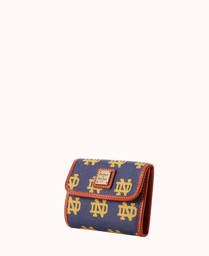 Dooney Collegiate Notre Dame Flap Credit Card Wallet NOTRE DAME ID-nPtWgWzu