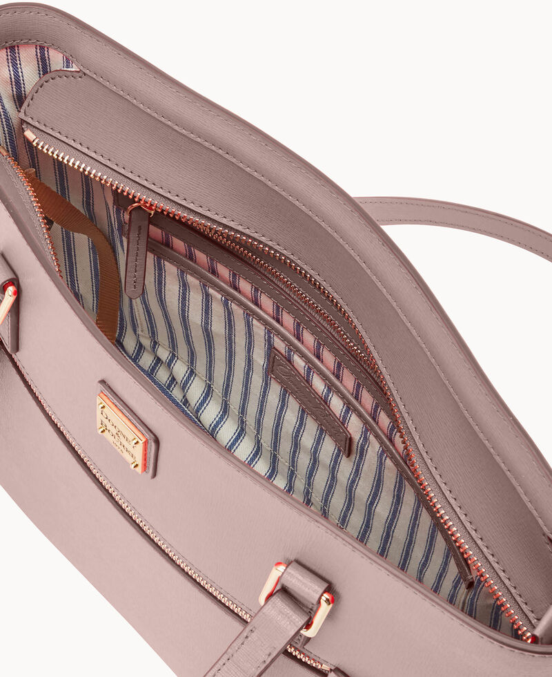 Dooney Saffiano Shopper Oyster ID-nUJr792Y
