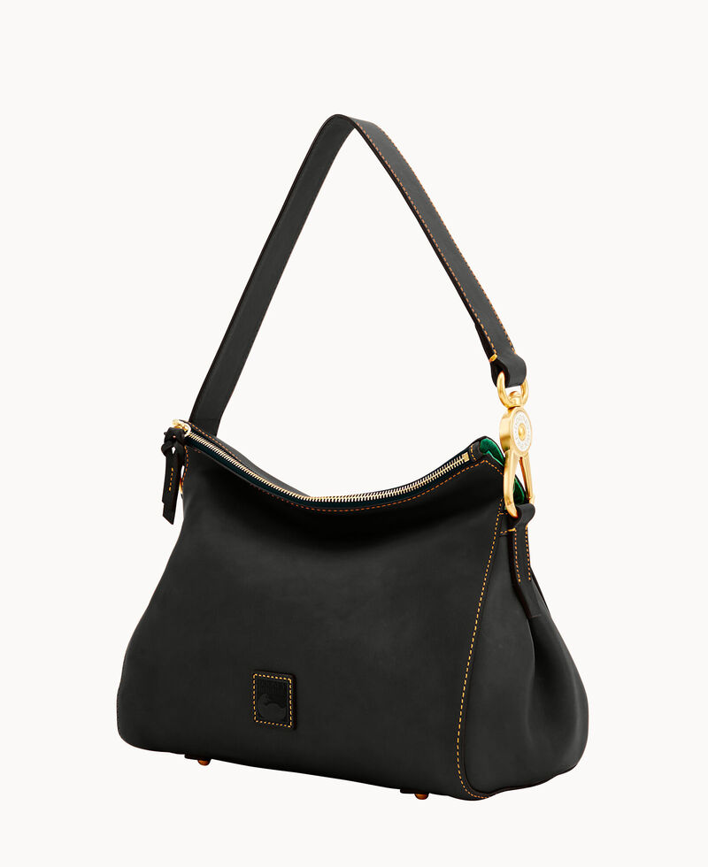 Dooney Florentine Laurel Hobo Black Black ID-nhRSMt7X