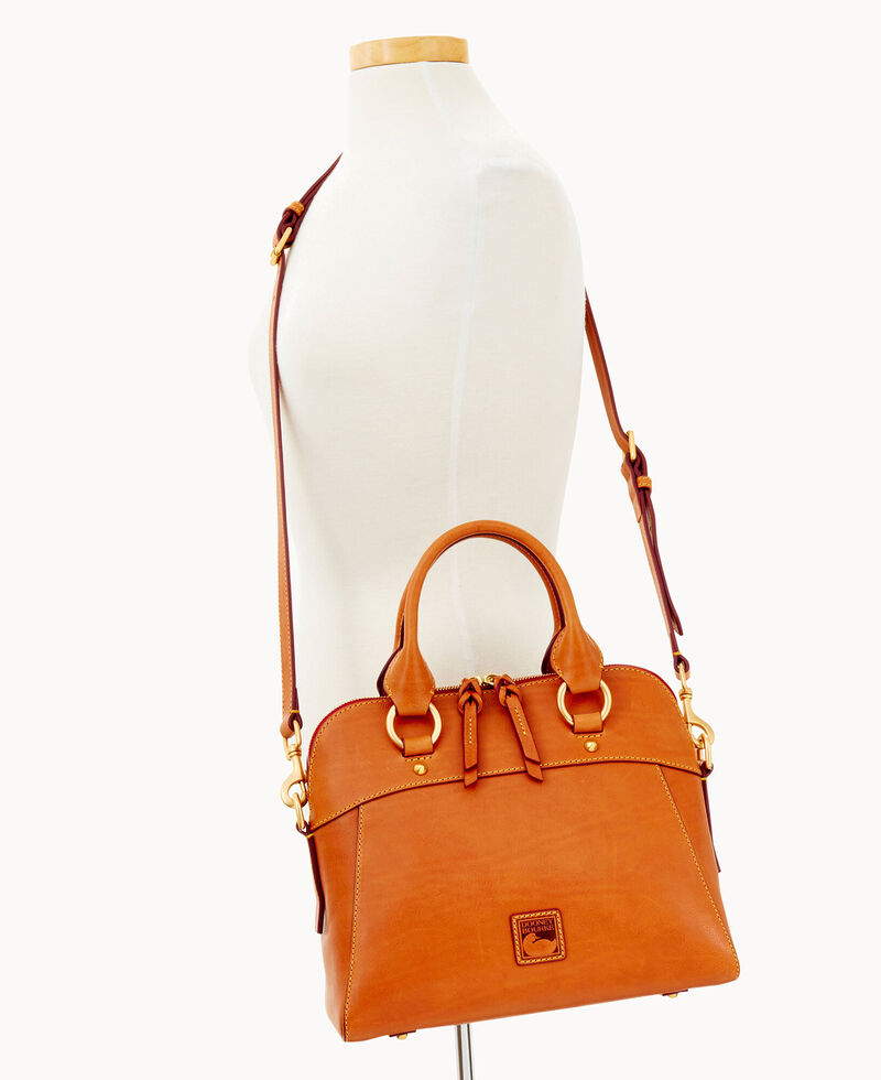 Dooney Florentine Cameron Satchel Natural ID-pa84G1mn