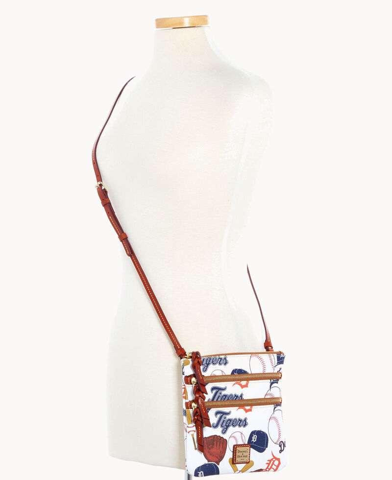 Dooney MLB Tigers N S Triple Zip Crossbody TIGERS ID-qaFuMM4h