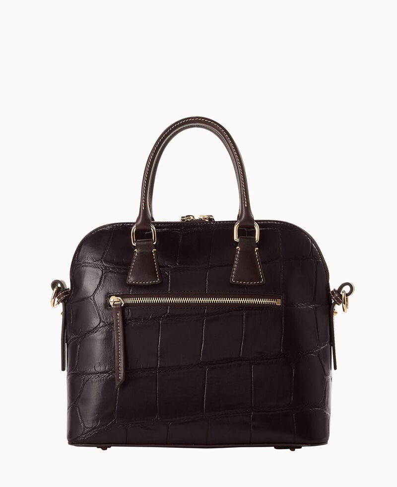 Dooney Denison Satchel Espresso ID-uvbgnsar